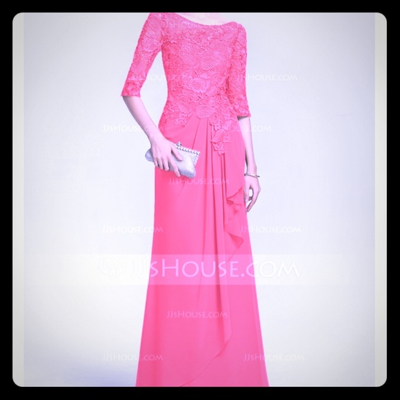 NWT Formal, Floor length “Watermelon” Dress - Picture 1 of 2